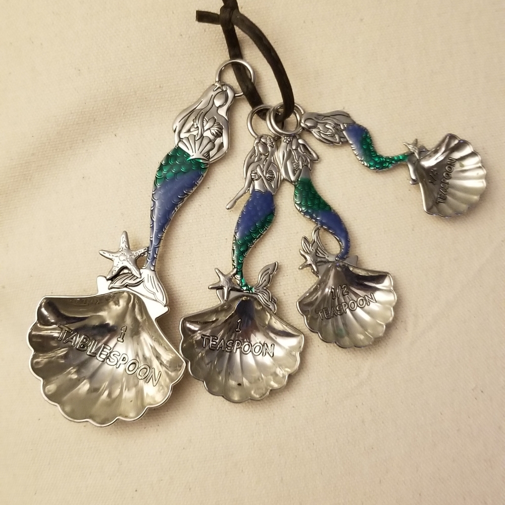 Mermaid measuring spoons